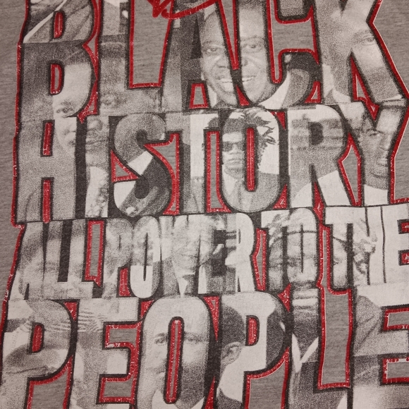 90s Black History Power To The People Shirt Vintage Tee - Picture 3 of 6